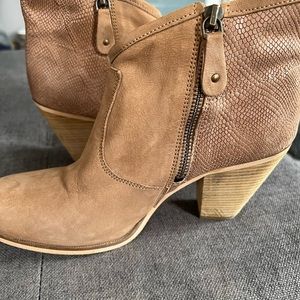 Suede booties from Spain